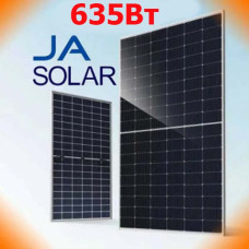 Монокристалічна сонячна панель JА Solar JAM66D45-635/LB N-Type (635 Вт) Bifacial двостороння