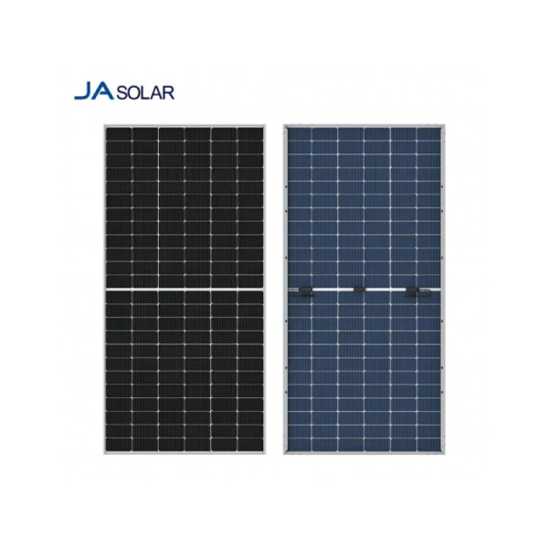 Монокристалічна сонячна панель JA Solar JAM66D45-625/LB (625 Вт) Bifacial двостороння (2 конектори MC4 по 20-30 см.) Grade C