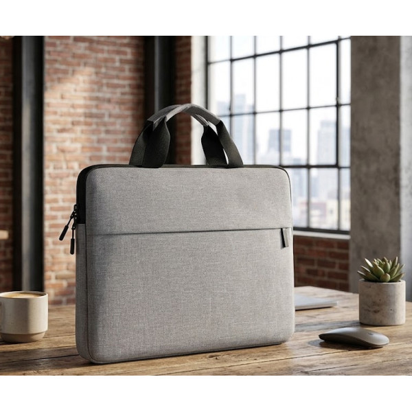 Універсальна,практична сумка для ноутбука  до 15.6"  Grey