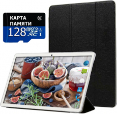 Планшет - телефон Hoozo X1001 Full HD 32Gb LTE Silver + Чехол-книжка + Карта памяти 128GB