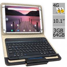 Планшет-телефон Hoozo MT Pad 364 LTE 3/64 Gold + Чехол с Bluetooth клавиатурой