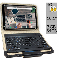 Планшет-телефон Hoozo MT Pad 364 LTE 3/64 Black + Чехол с Bluetooth клавиатурой