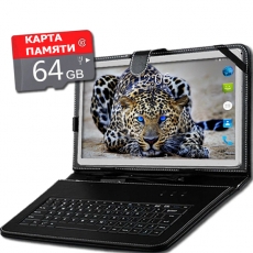 Планшет - телефон Hoozo X1001 Full HD 32Gb LTE Silver + Чехол-клавиатура + Карта памяти 64GB